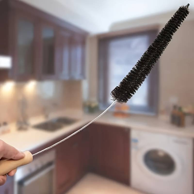 Bendable Vent Cleaning Brush, Wooden Handle Nylon Duster Brush, Flexible Long Multipurpose Duster, Household Coil Curling Brush Bendable Vent Cleaning Brush, Wooden Handle Nylon Duster Brush, Flexible Long Multipurpose Duster, Household Coil Curling Brush